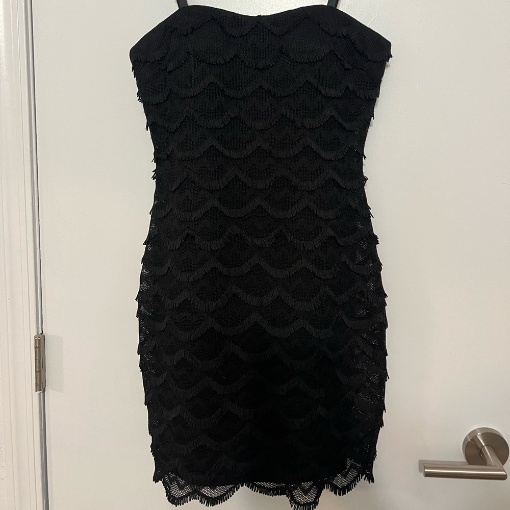Guess Black Textured Mini Dress - 2